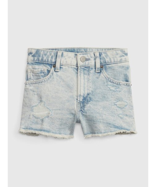 ウォッシュウェル ハイライズ マイクロミニ ショートパンツ (キッズ)