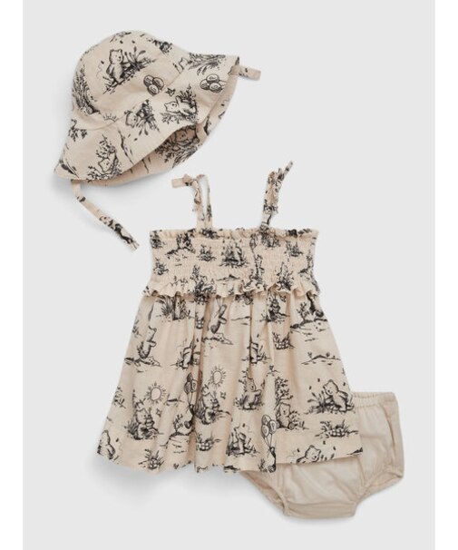 コットンリネン ブラナンベア ワンピースセット (ベビー)