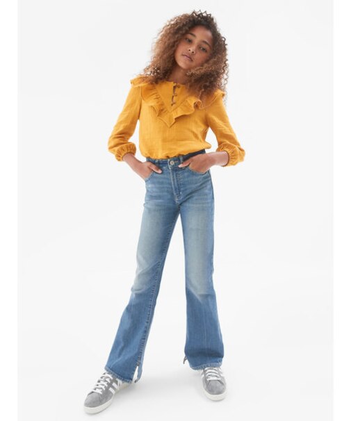 ウォッシュウェル ハイライズ '70s フレアデニム (キッズ)