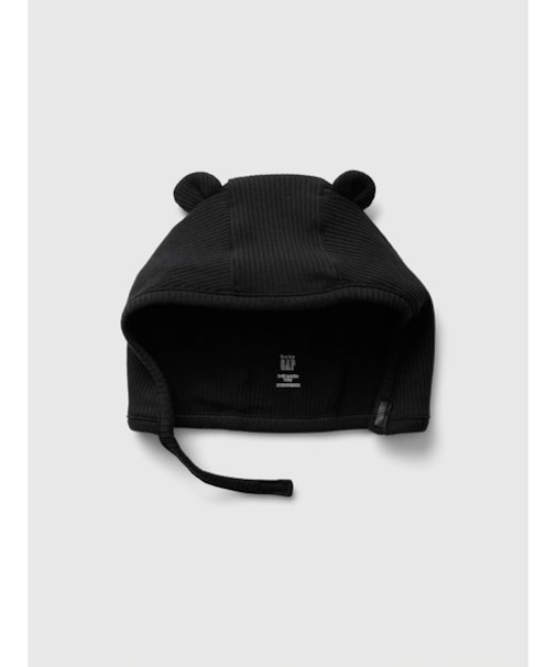 はじめてのお気に入り くまさん 細リブハット帽子 (ベビー)