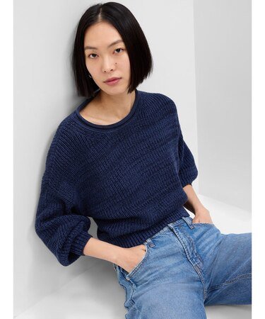 リラックス シェーカーステッチ セーター