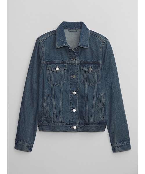 デニム クロップド ユーティリティ ジャケット｜ギャップの通販｜&mall