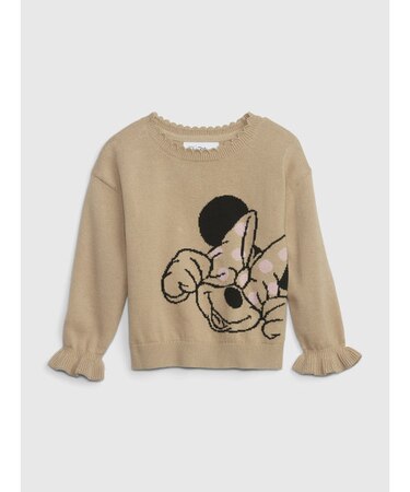 babyGap ディズニー ミニーマウス ラッフルフリル セーター