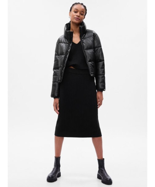 ビッグ パフ クロップドジャケット