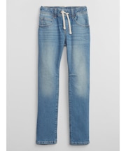 ウォッシュウェル スリム プルオンデニム (キッズ)