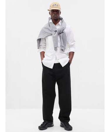 Gapflex バギーフィット モダンカーキパンツ