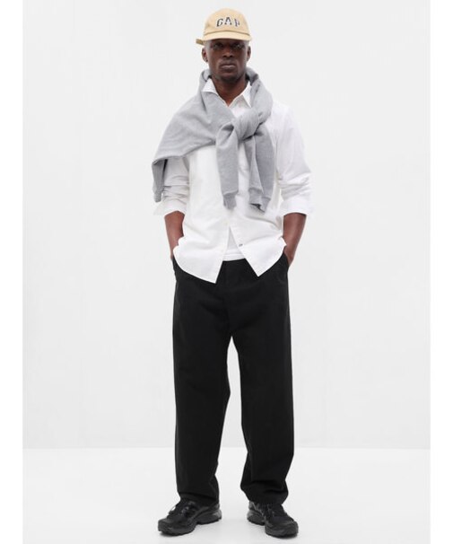 Gapflex バギーフィット モダンカーキパンツ