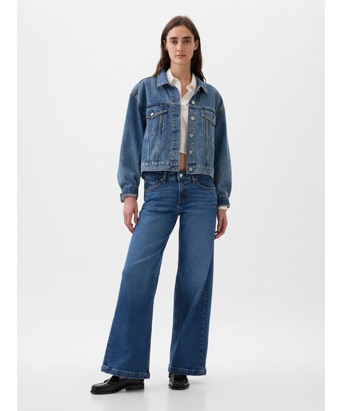 ウルトラソフト レイルロードストライプ イージー ホースシューデニム