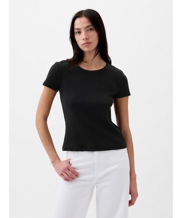リブ GAPロゴTシャツ