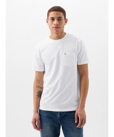オーガニックコットン ポケット Tシャツ(ユニセックス)