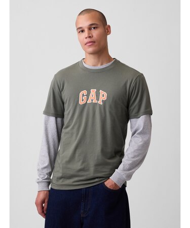 GapアーチロゴTシャツ(ユニセックス)
