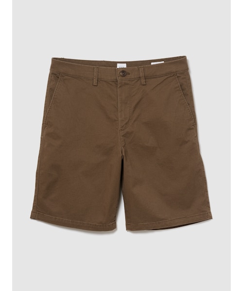 9インチ エッセンシャル カーキ ショートパンツ｜ギャップの通販