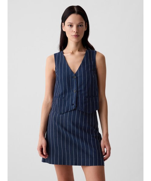CAPRi＆Co KYOTO JAPAN リネンベスト nofl】リネンコットンベスト 644208560 | ナチュラル服通販