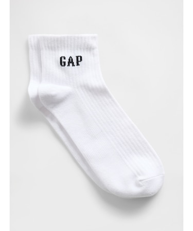 GAPロゴ クオーター クルーソックス