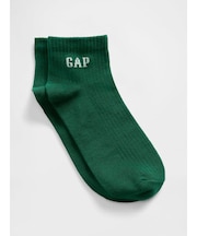 GAPロゴ クオーター クルーソックス