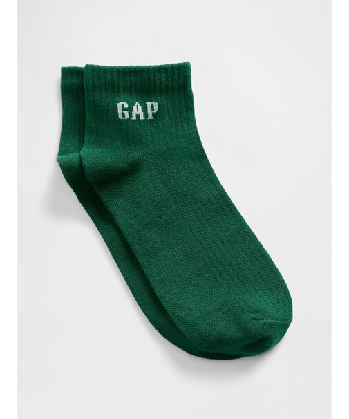 GAPロゴ クオーター クルーソックス