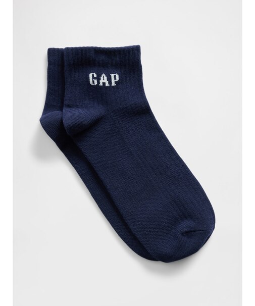 GAPロゴ クオーター クルーソックス