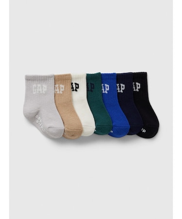 Babygap Gapロゴ クルーソックス 7足セット