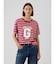 オーガニックコットン オーバーサイズ ボーイフレンド　Gapロゴ Tシャツ