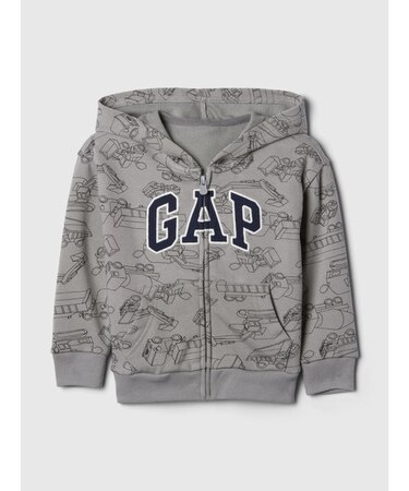 babyGap リラックス GAPロゴ ジップアップパーカー｜ギャップの通販 