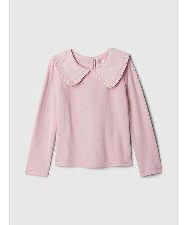 babyGap ラッフルフリル カラーTシャツ