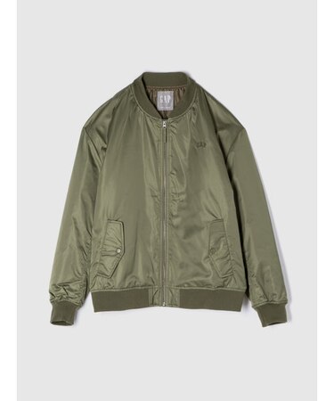 Gapロゴ リラックス ボンバージャケット｜ギャップの通販｜&mall 