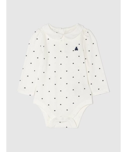 丸襟 ボディスーツ (ベビー)