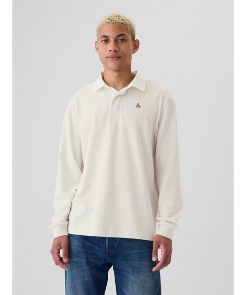 長袖ラグビーポロシャツ(ユニセックス)｜ギャップの通販｜&mall