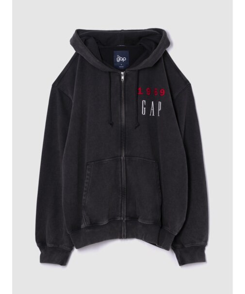 55th GAP ロゴジップアップフーディー(ユニセックス)｜ギャップの通販  
