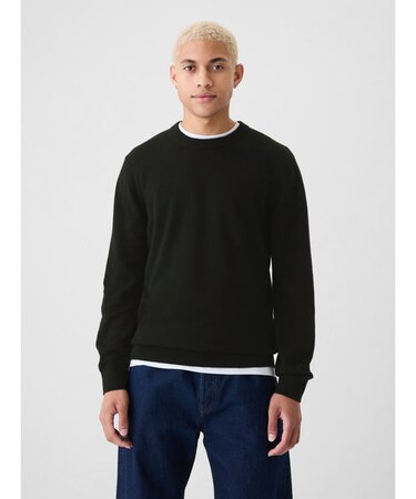 CashSoft カシミヤタッチ クルーネックセーター