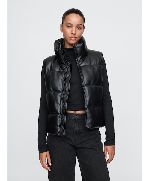 19603　GAP kids レザージャケット Kids Vegan-Leather Moto Jacket | Gap Factory