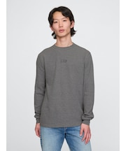 GAPロゴ ワッフルニットTシャツ
