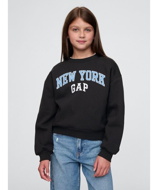 オーバーサイズ GAPグラフィック スウェット・トレーナー (キッズ)