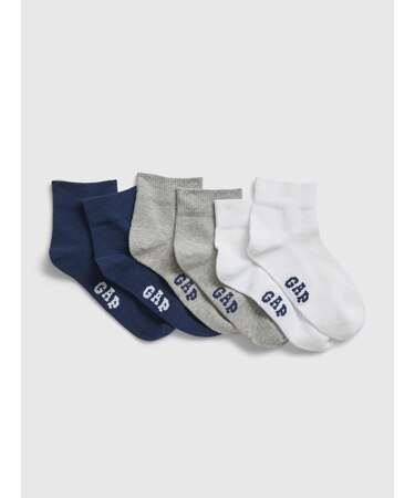 クオーター クルーソックス 3足セット (キッズ)