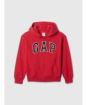 リラックス GAPロゴ ジップアップパーカー (キッズ)