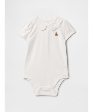 リブ ピーターパン ボディスーツ (ベビー)