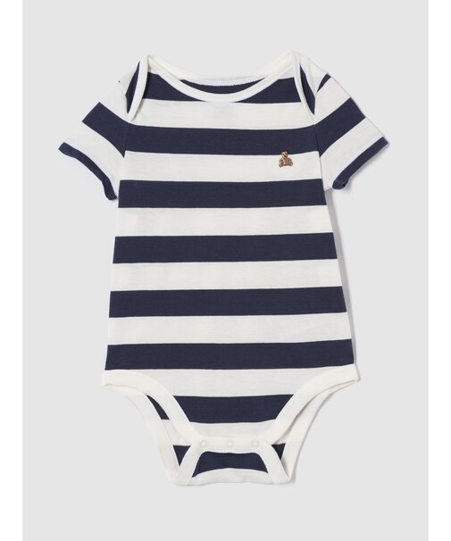 ブラナン フェイバリット ストライプ ボディスーツ (ベビー)