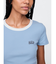 リブ クロップド Gapロゴtシャツ