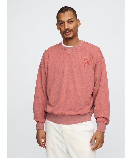 ヴィンテージソフト オーバーサイズ GAPロゴ スウェット・トレーナー(ユニセックス)