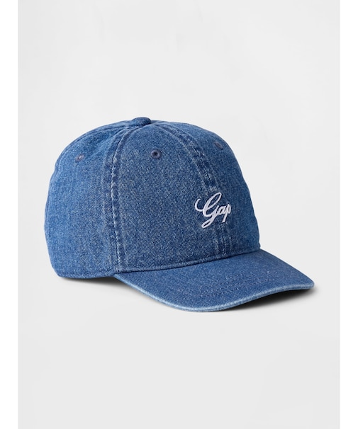デニム GAPロゴ ベースボールキャップ (キッズ)