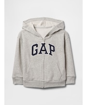 babyGap リラックス GAPロゴ ジップアップパーカー