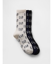 GAPロゴ クルーソックス 3足セット