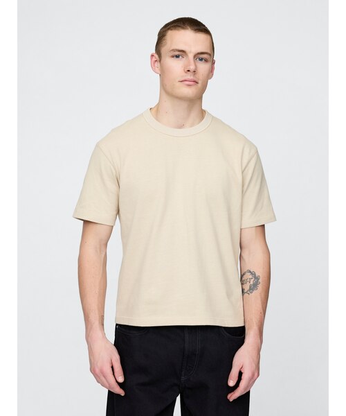 ヘビーウェイト クロップドTシャツ 半袖 (ユニセックス)｜ギャップの