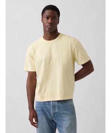 ヘビーウェイト クロップドTシャツ 半袖 (ユニセックス)