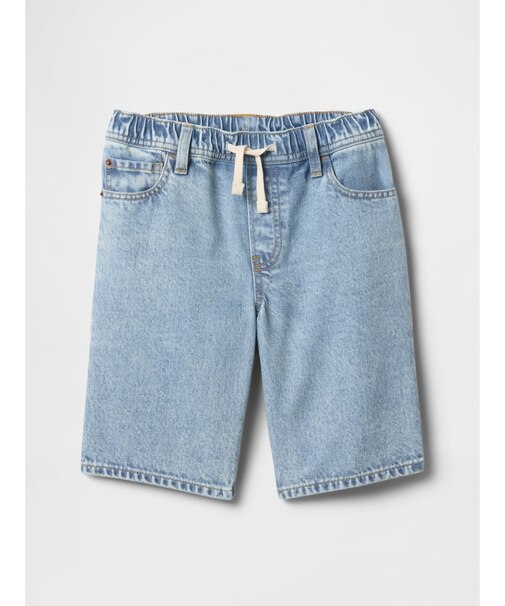プルオン ルーズフィット デニムショートパンツ (キッズ)