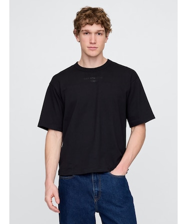 オーバーサイズ ATHLETICロゴ Tシャツ