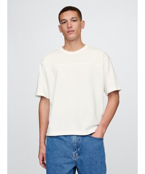 オーバーサイズ ATHLETICロゴ Tシャツ