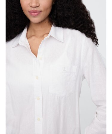 リネンブレンド イージーシャツ