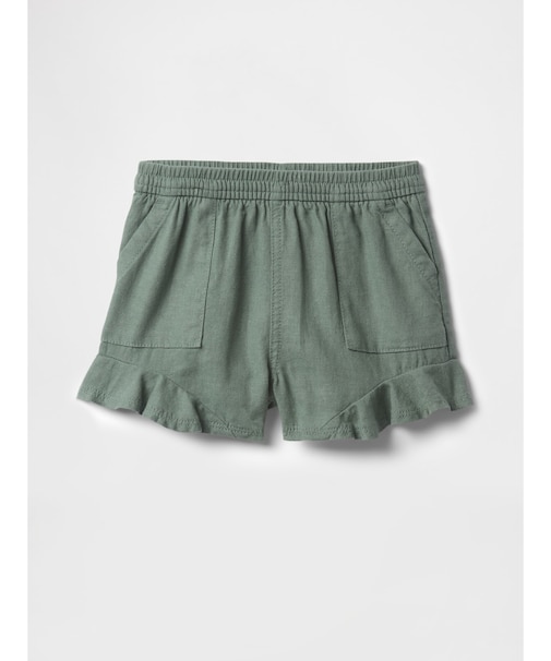 babyGap ツイル ラッフルフリル プルオン ショートパンツ