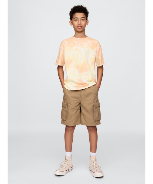 7.5インチ リップストップ イージーカーゴショートパンツ (キッズ)